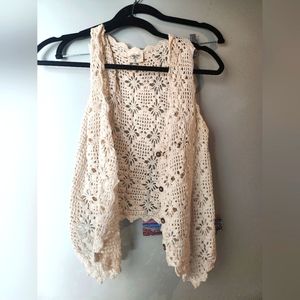 Vintage lace vest size s perfect condition